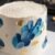 Azure Gilded Brushstroke Cake - 1KG Ribbon Cake