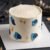 Azure Gilded Brushstroke Cake - 1KG Ribbon Cake