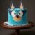 Bluey - 1KG Ribbon Cake