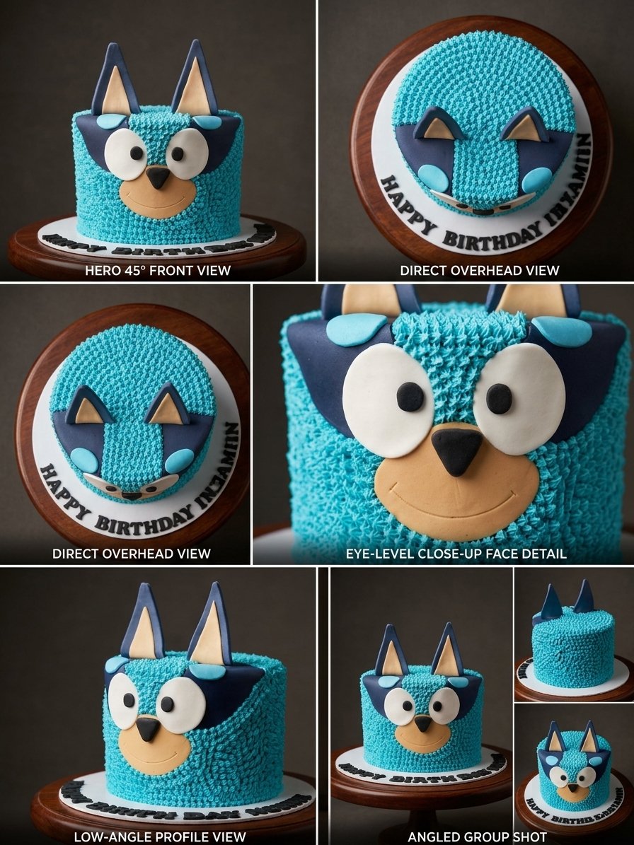 Bluey – 1KG Ribbon Cake (2) Bluey - 1KG Ribbon Cake