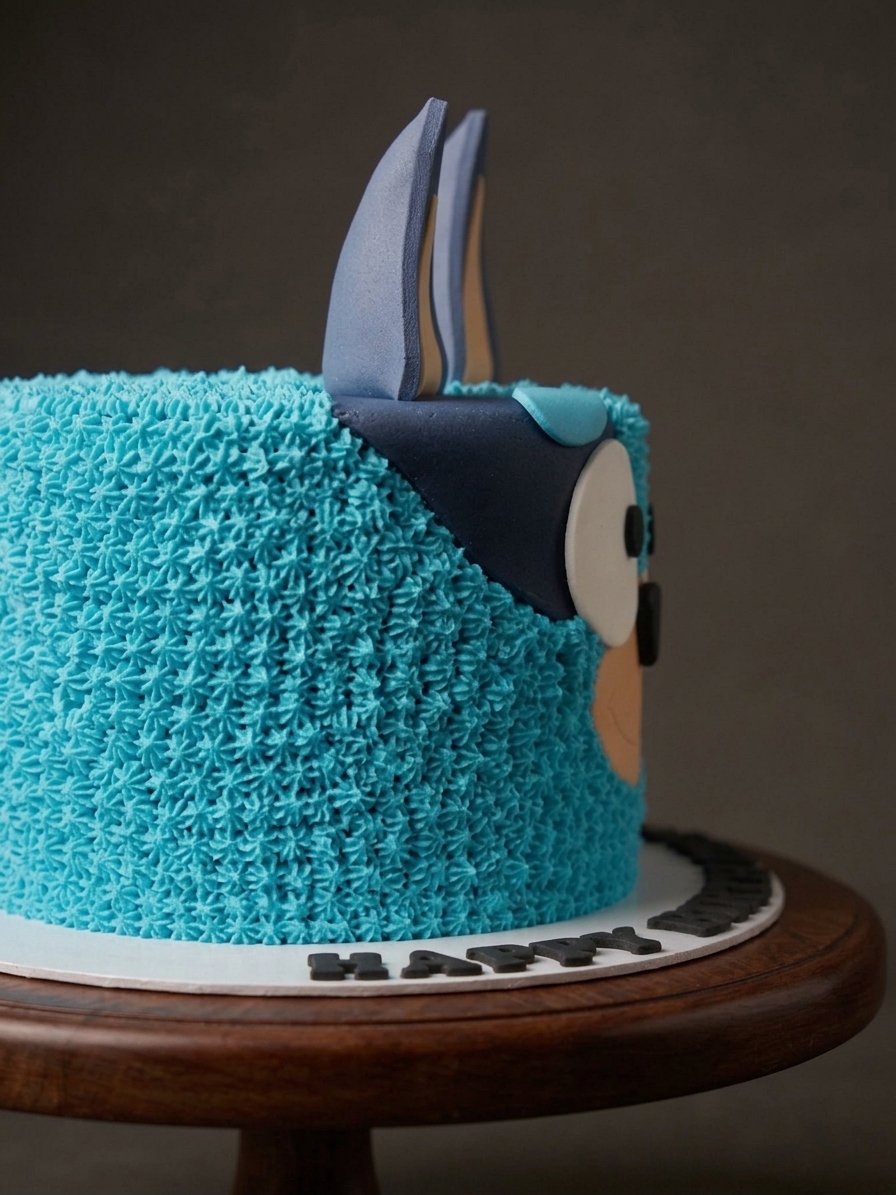 Bluey – 1KG Ribbon Cake (3) Bluey - 1KG Ribbon Cake