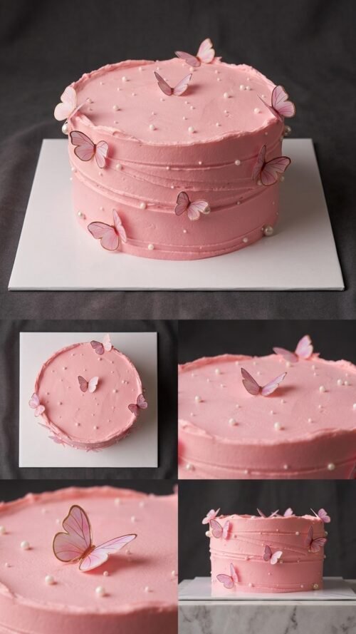 Enchanting Pinky - 1.1KG Butter Cake