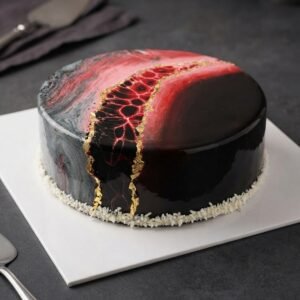 Lava Mirror Glaze (3) Lava Mirror Glaze Cake - 1KG Mirror Glaze Cake