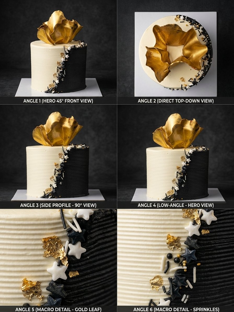 Monochrome Gold Cake - 1KG Butter Chocolate Cake Monochrome Gold Cake - 1KG Butter Chocolate Cake