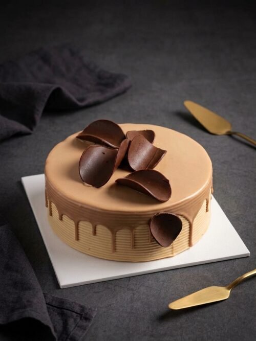 Velvet Mocha Drip - 1KG Sponge Gateau Cake